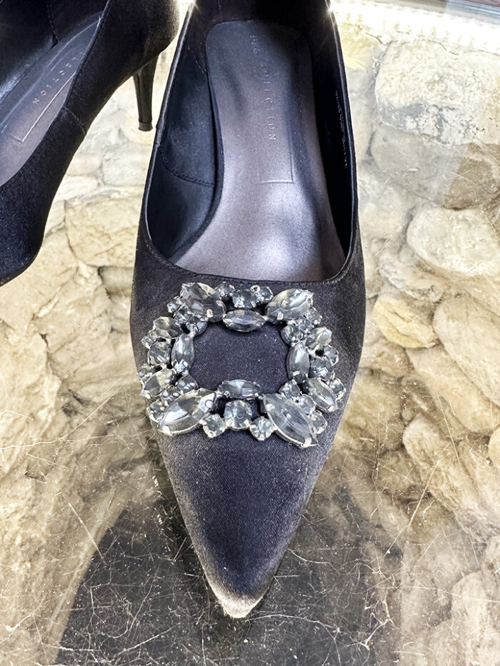 M&S Autograph Black Party Shoes - Size 7 1/2 - Image 4