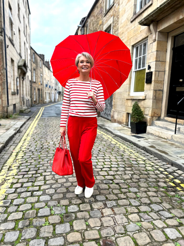 Baukjen Red Trousers, Size 12