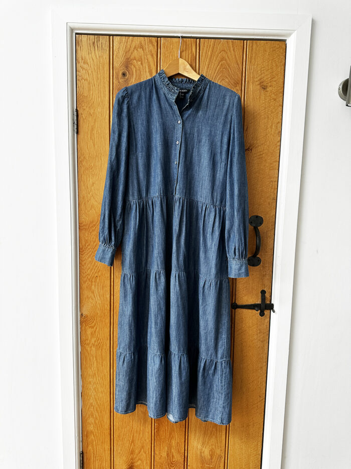 Baukjen Denim Dress, Size 12 - Image 2