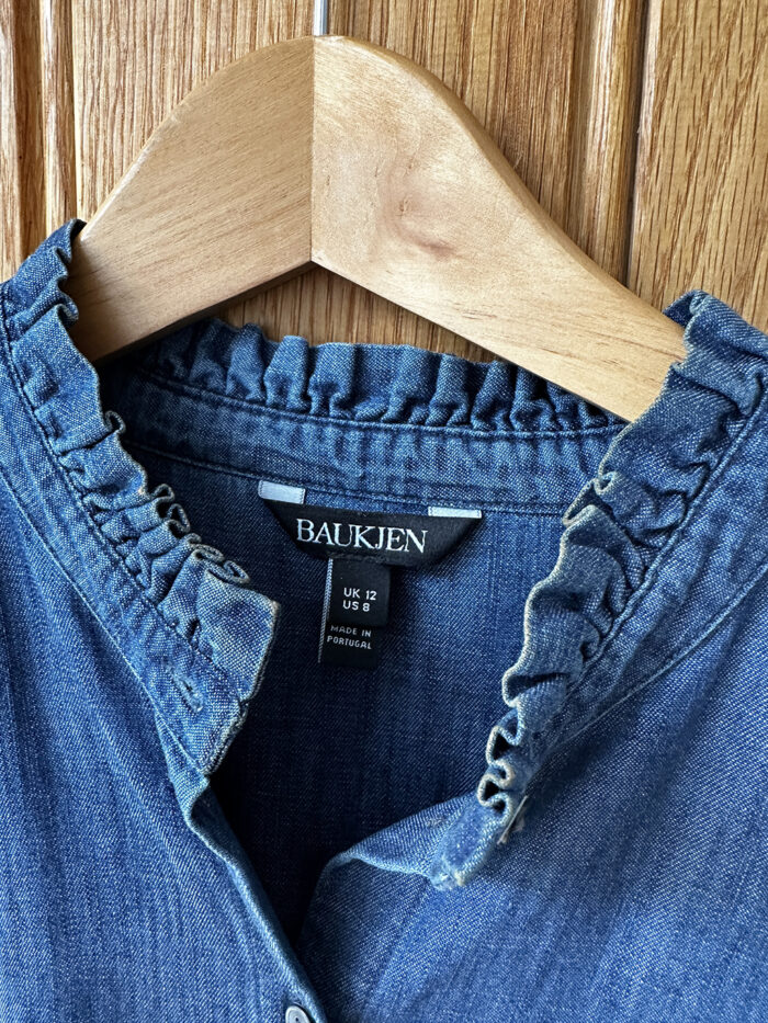 Baukjen Denim Dress, Size 12 - Image 4