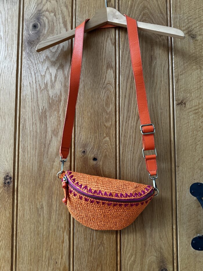White Stuff raffia crossbody bag - Image 5
