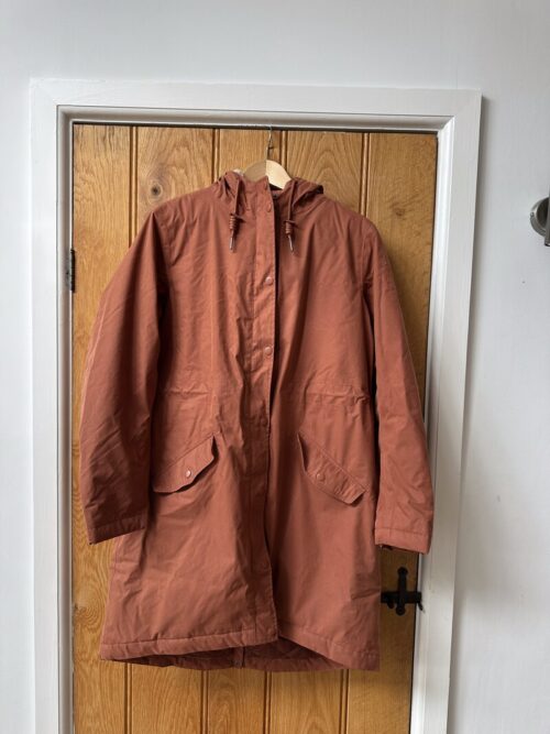BNWT Seasalt Rain Waterproof Coat, Rust, Size 12