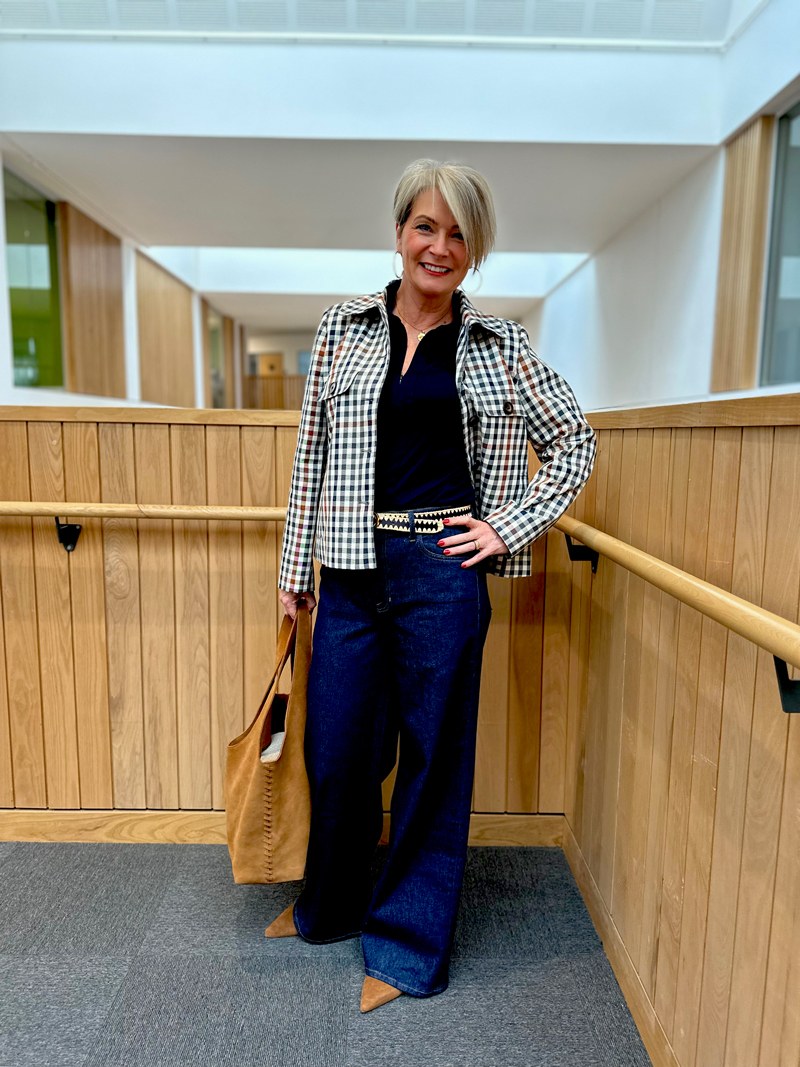 BNWT Boden Gloucester Check Mac, Size 12